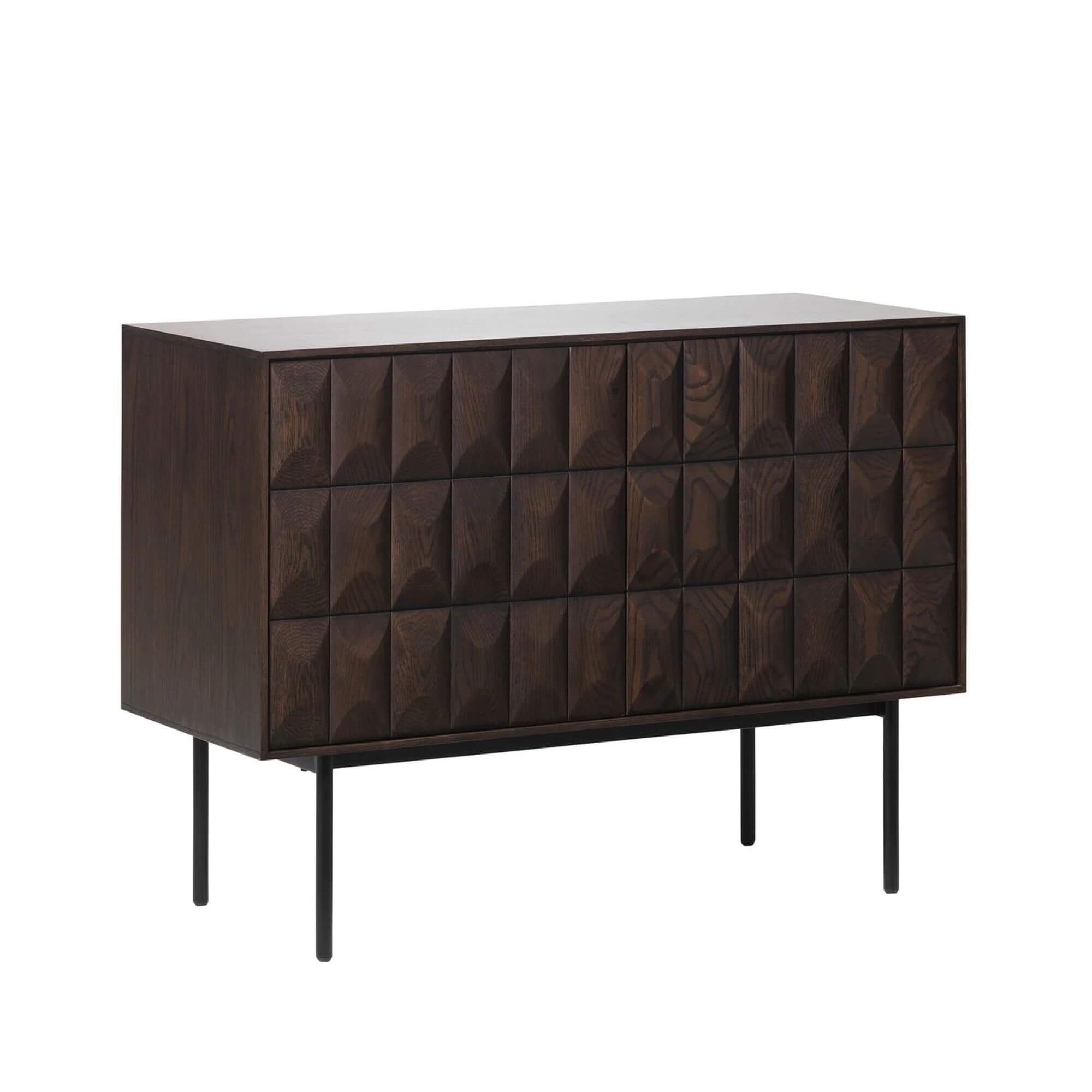 commode latina 2 portes – chêne foncé 5 commode latina 2 portes – chêne foncé – image 5