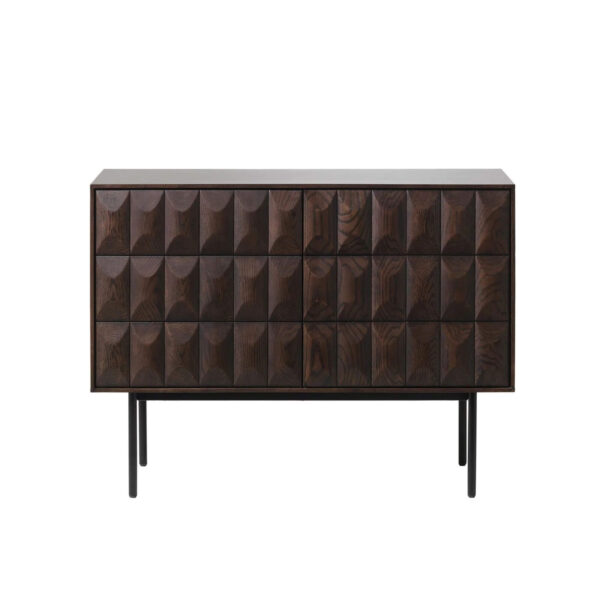 Commode LATINA 2 portes – Chêne foncé