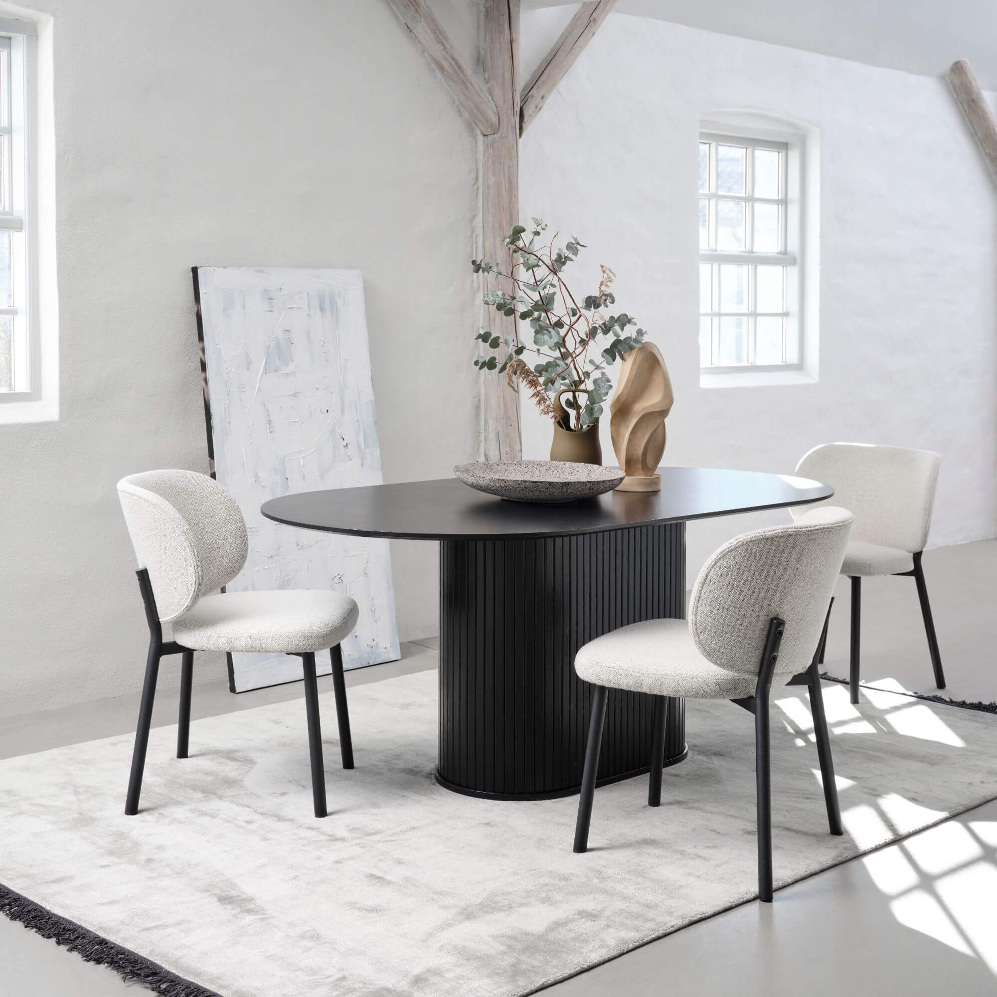 table à manger nola ovale en chêne – 180 × 95 × 75 cm 2 table à manger nola ovale en chêne – 180 × 95 × 75 cm – image 2