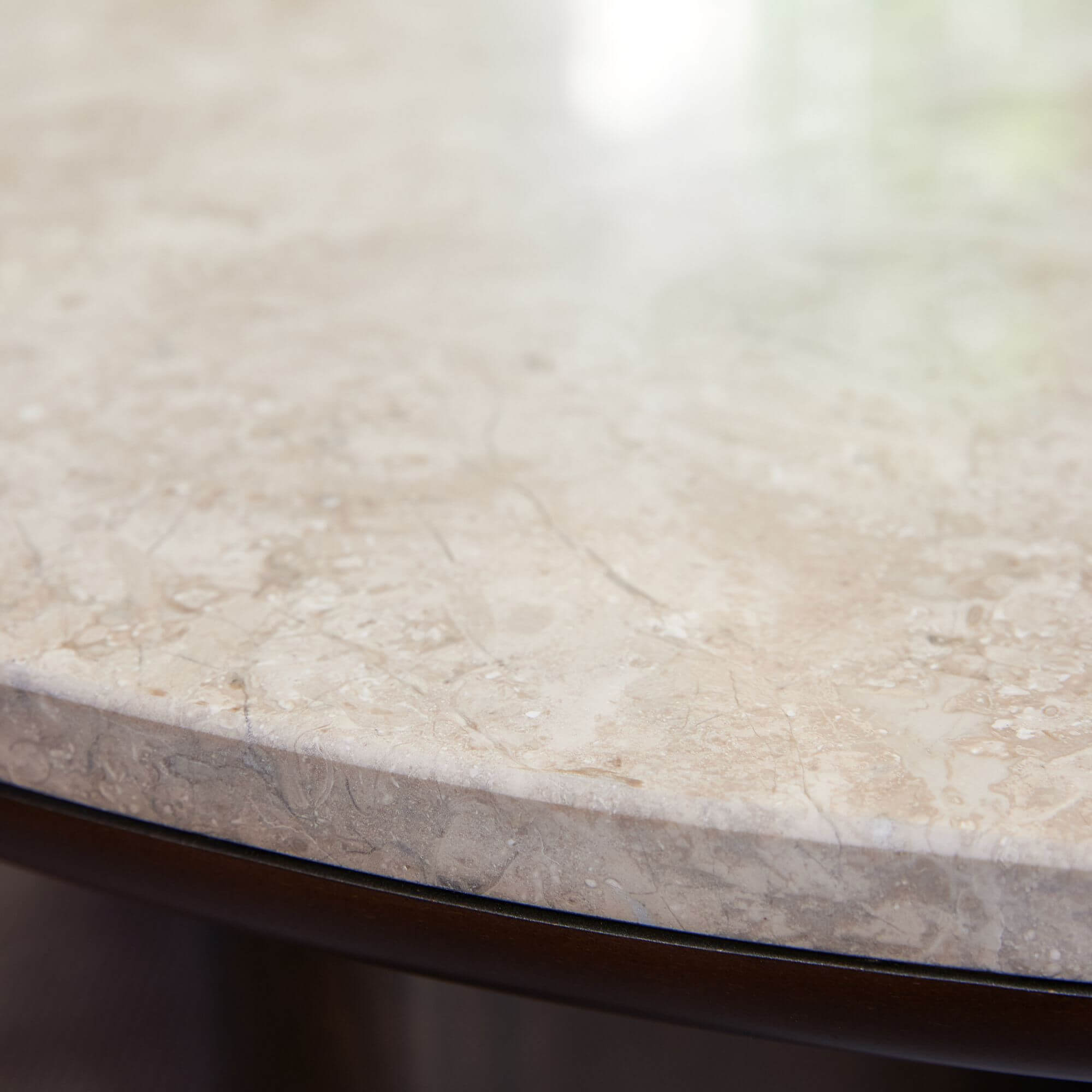 table à manger ritz en marbre et chêne – ø120 × h75 cm 3 table à manger ritz en marbre et chêne – ø120 × h75 cm – image 3