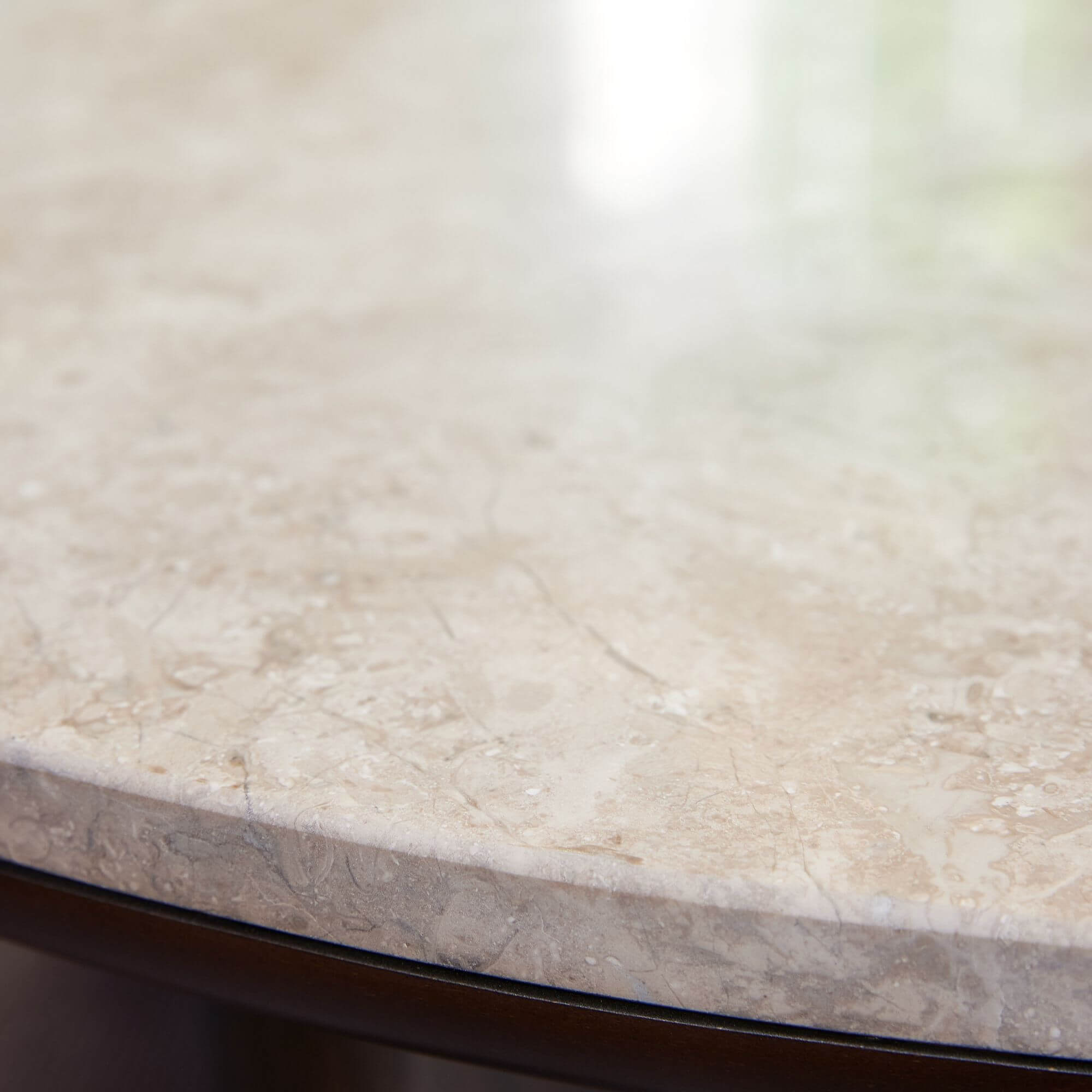 table basse ritz en marbre et chêne – ø100 × h45 cm 5 table basse ritz en marbre et chêne – ø100 × h45 cm – image 5