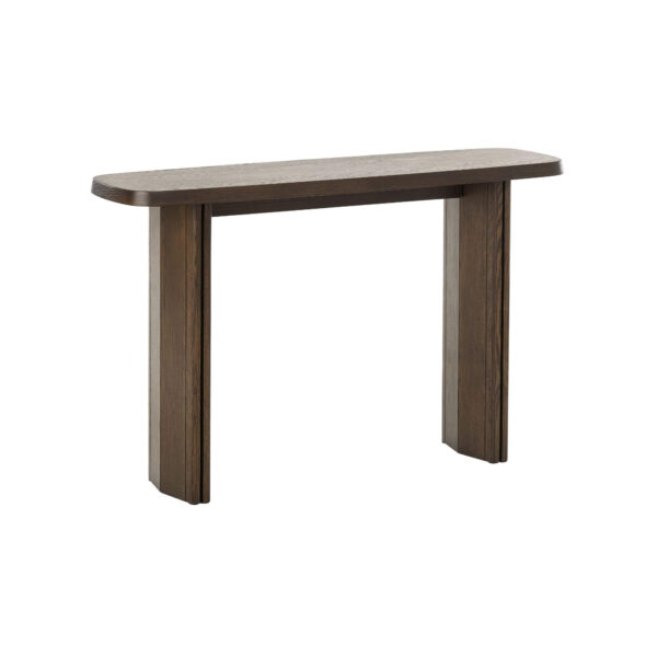 console natu en chêne – 120 × 35 × 75 cm