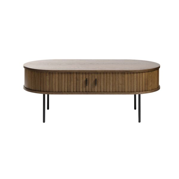 Table basse Nola en chêne fumé – 120 × 60 × 45 cm