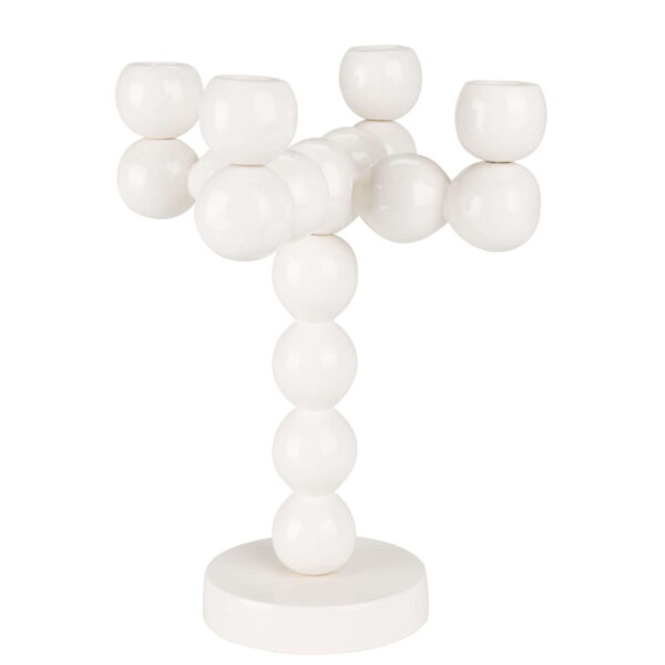 home 12 chandelier bubbles four - ivoire