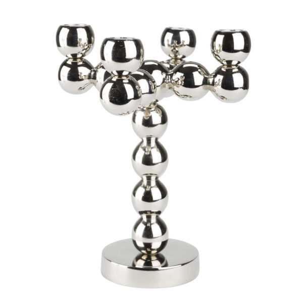 home 14 chandelier bubbles four - silver