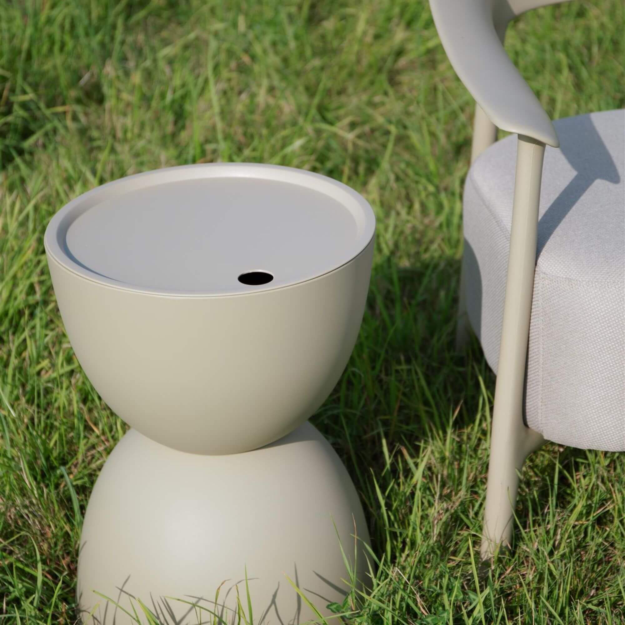 table d'appoint mara - outdoor - beige 2 table d'appoint mara - outdoor - beige – image 2