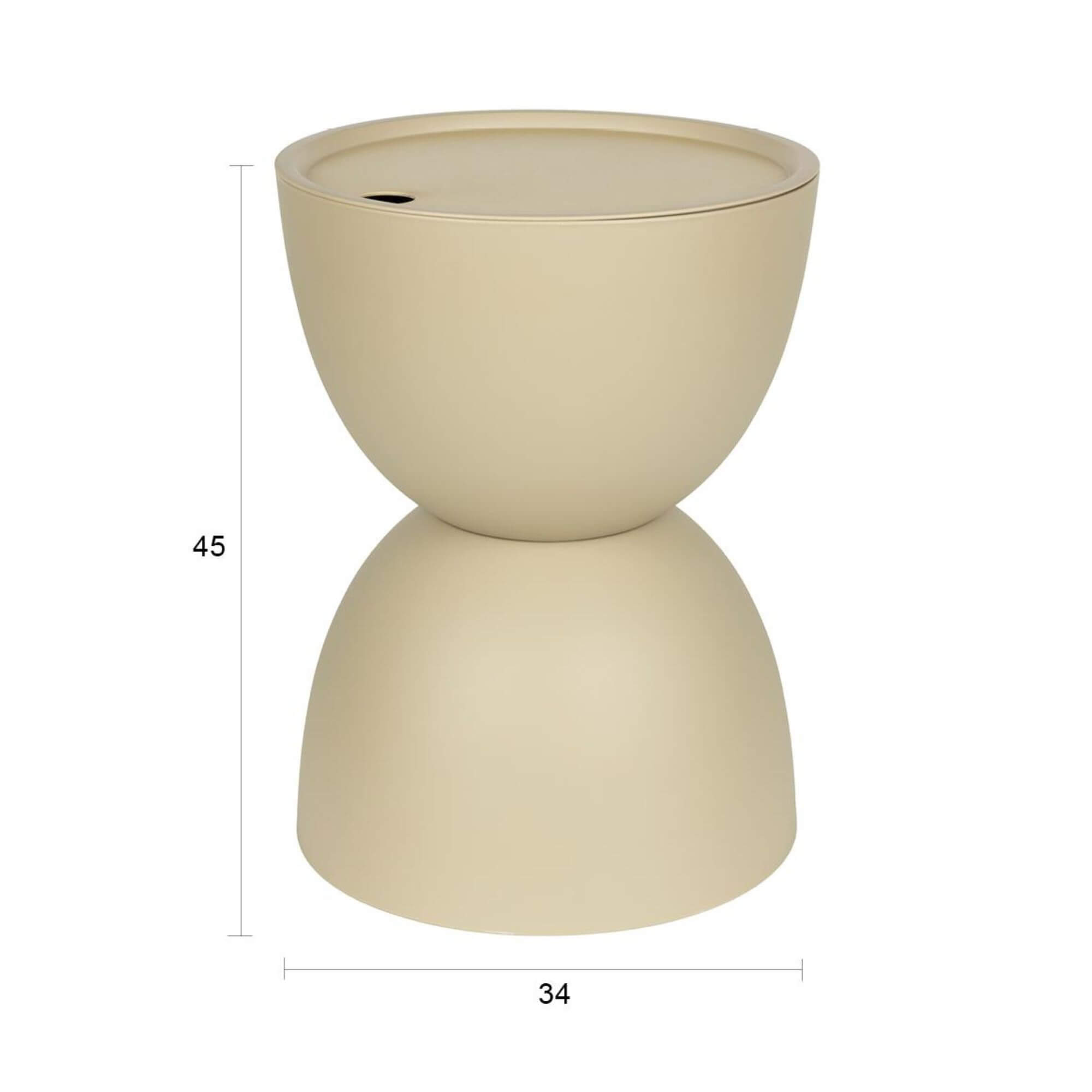 table d'appoint mara - outdoor - beige 8 table d'appoint mara - outdoor - beige – image 8