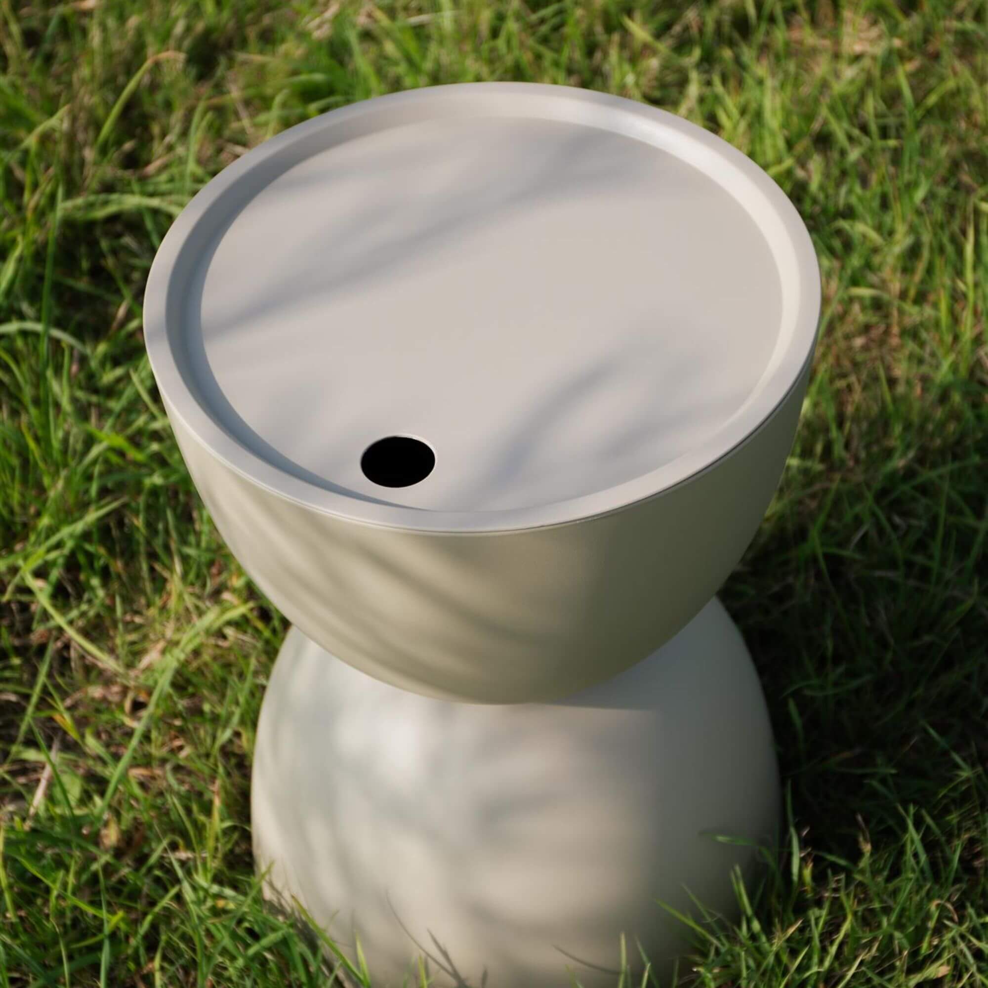 table d'appoint mara - outdoor - beige 3 table d'appoint mara - outdoor - beige – image 3