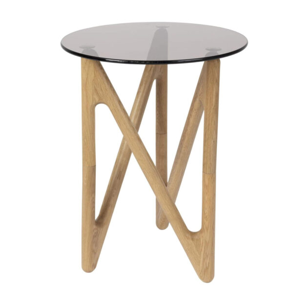 table d'appoint naia - ø 40 x h 50 cm - chêne