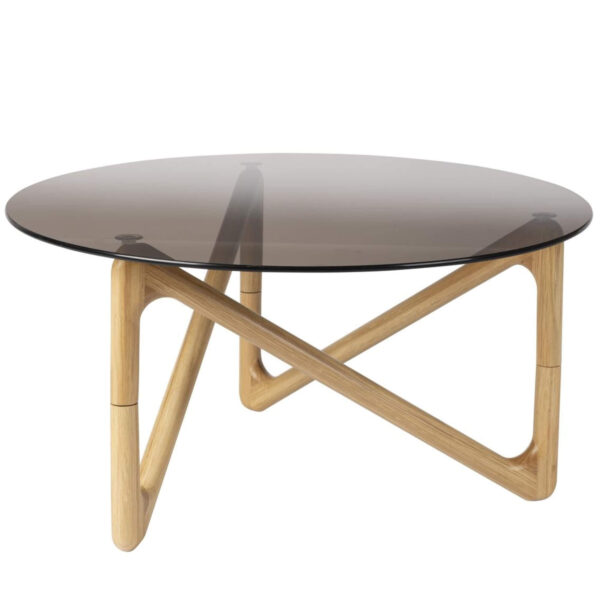 table basse naia - ø 80 x h 40 cm - chêne