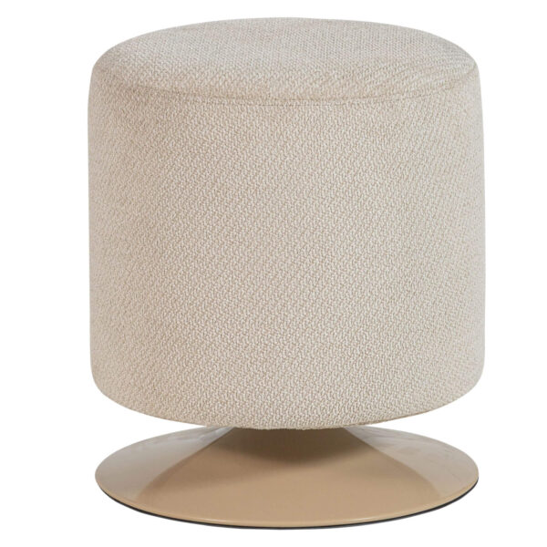 home 18 pouf islen - ø 39 x h 47 cm - beige