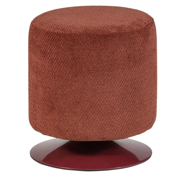 home 16 pouf islen - ø 39 x h 47 cm - red