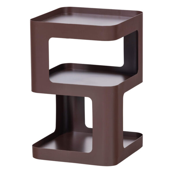home 12 table d'appoint riv - brun