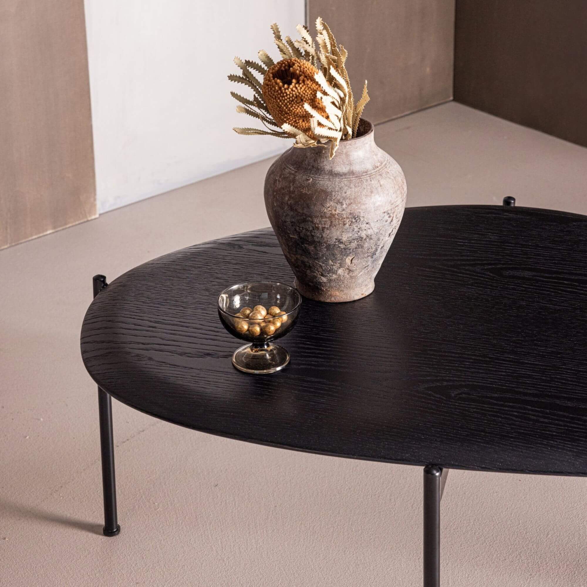 table basse kota - l 92 x h 36 cm - noir 4 table basse kota - l 92 x h 36 cm - noir – image 4