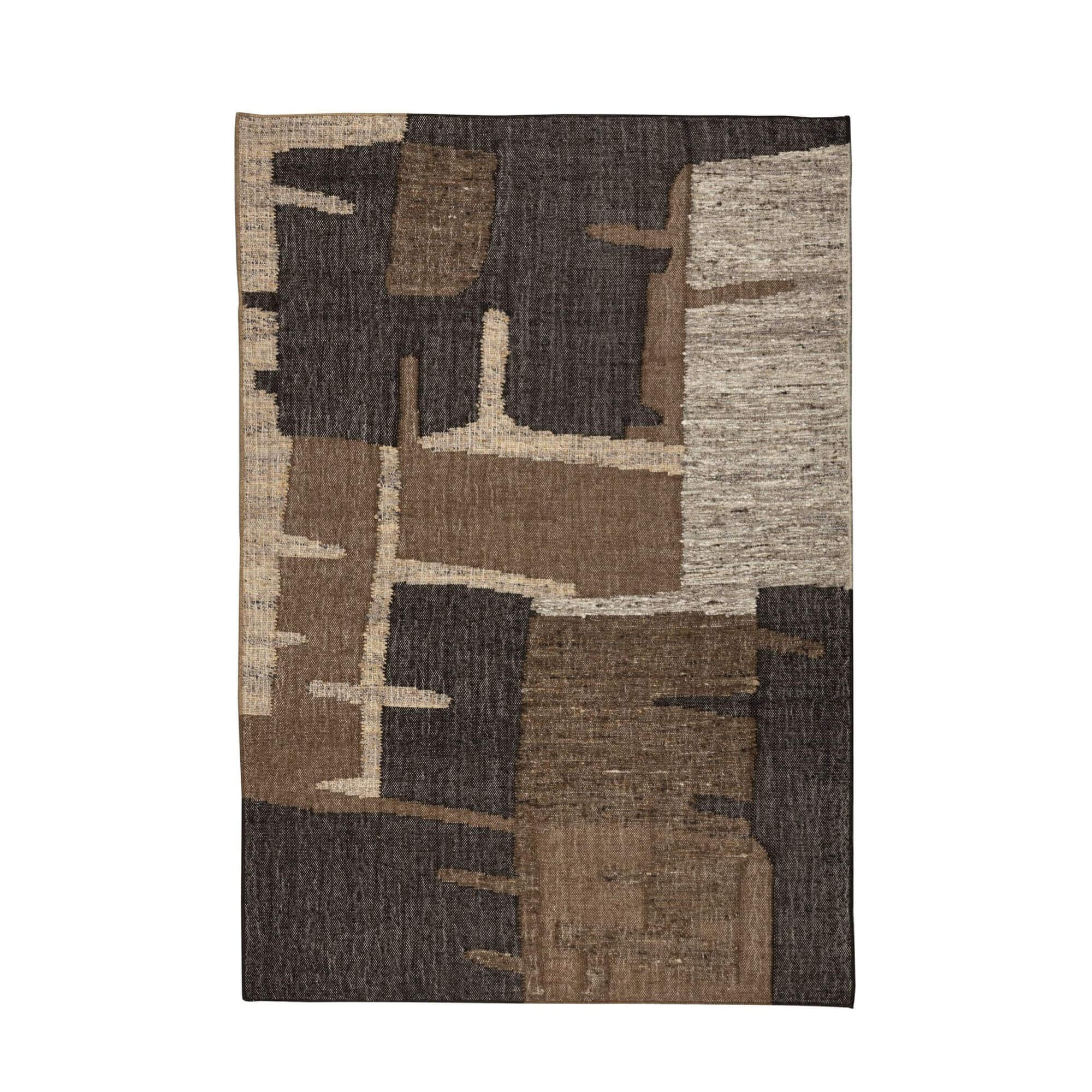 tapis briton - marron - 160 x 230 cm 1 tapis briton - marron - 160 x 230 cm