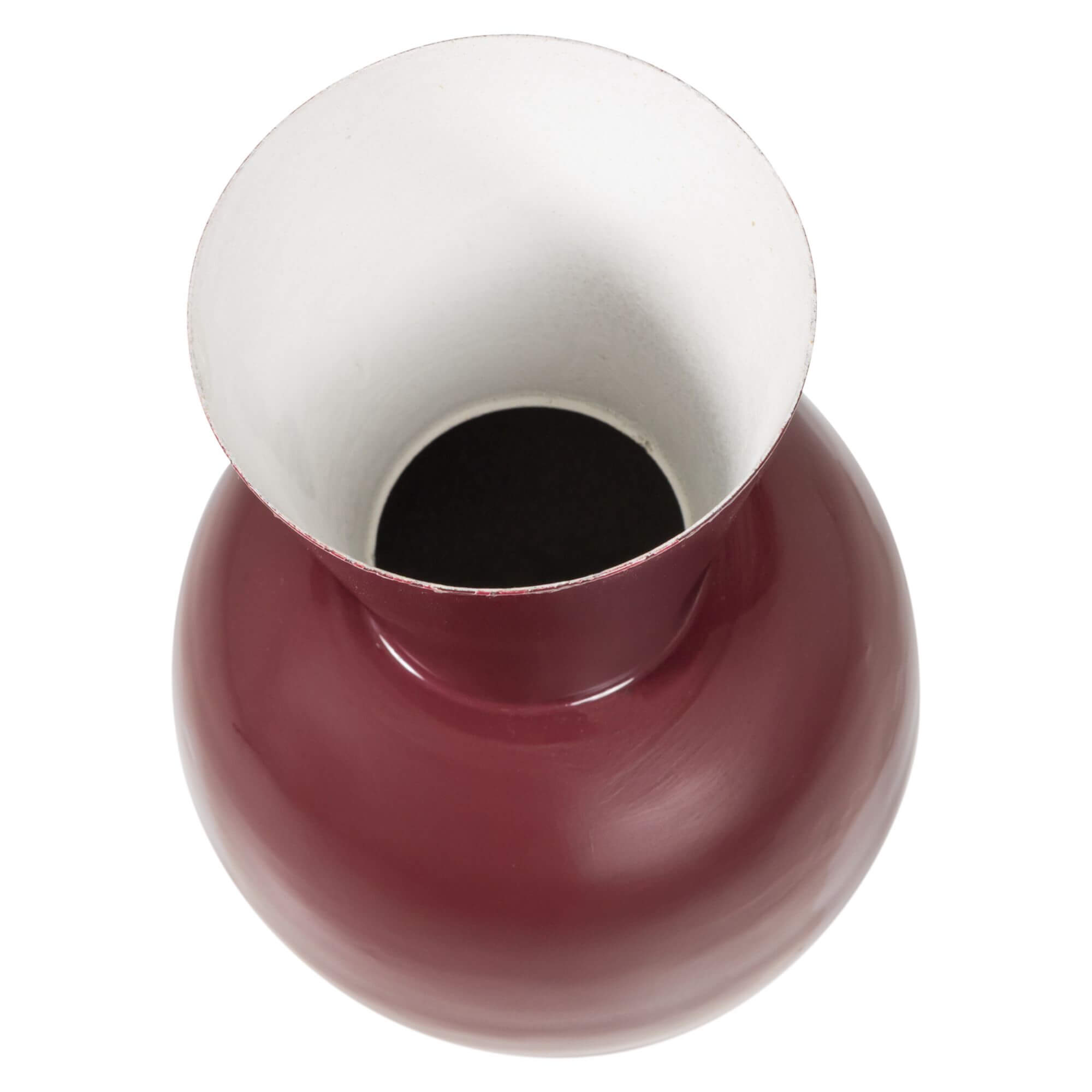 vase auri - ø 20 x h 38 cm - métal - wine 4 vase auri - ø 20 x h 38 cm - métal - wine – image 4