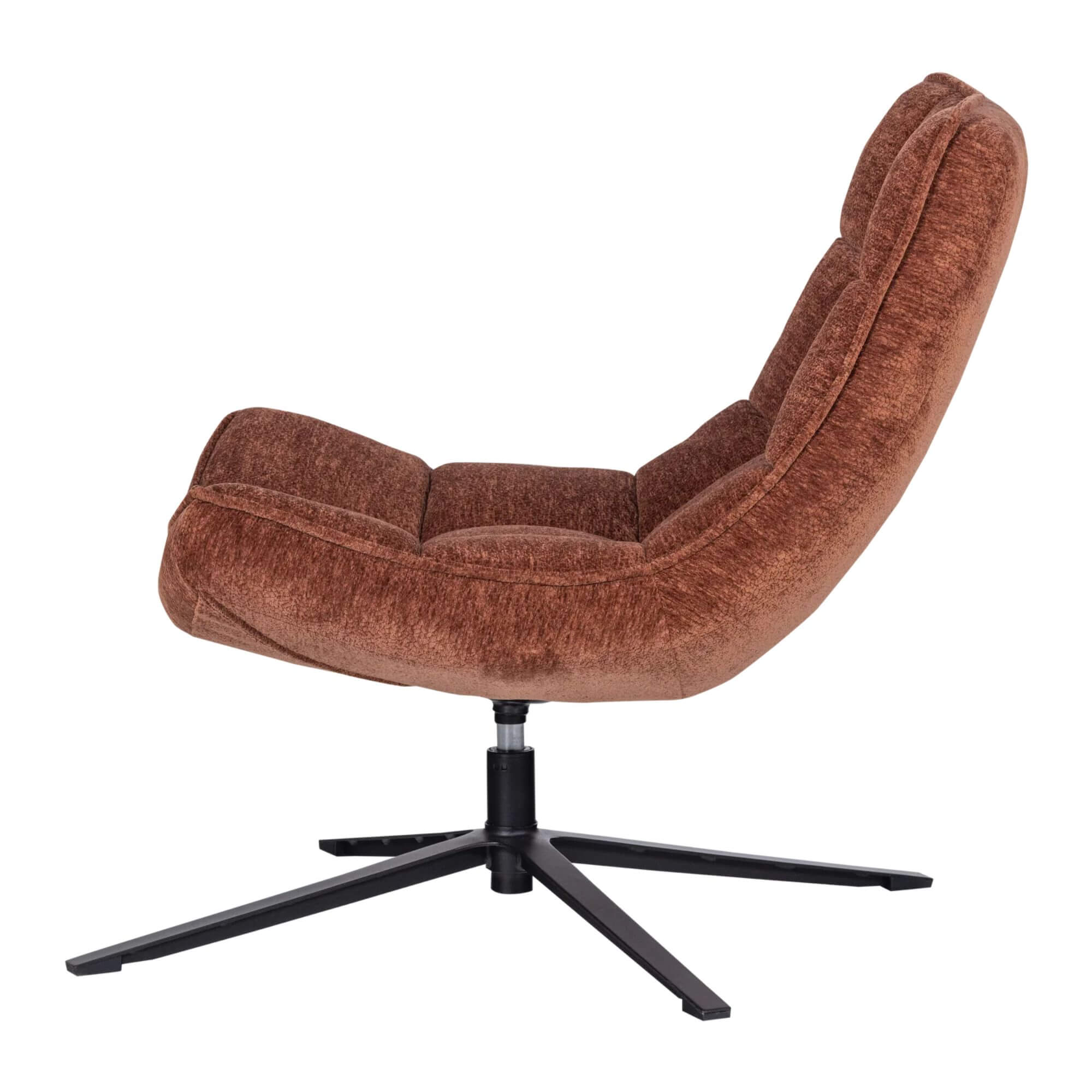 fauteuil lounge maudi - pivotant - ochre 5 fauteuil lounge maudi - pivotant - ochre – image 5