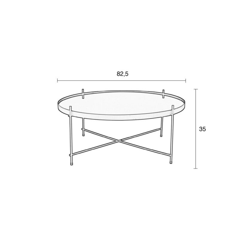 table basse noire cupidon – taille l – image 9