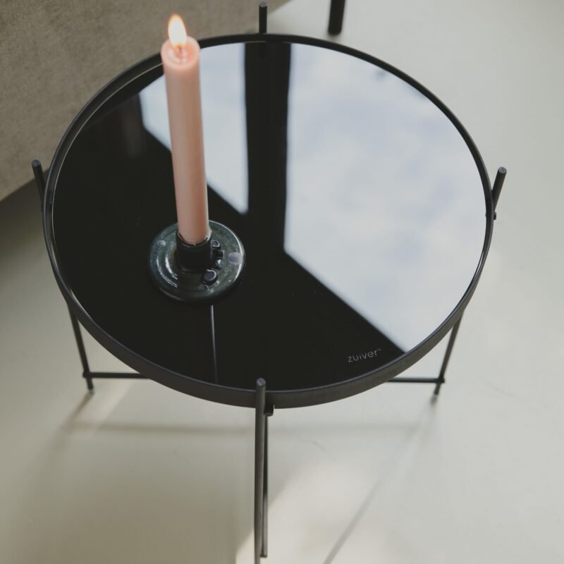 table d’appoint noire cupidon – taille s – image 2