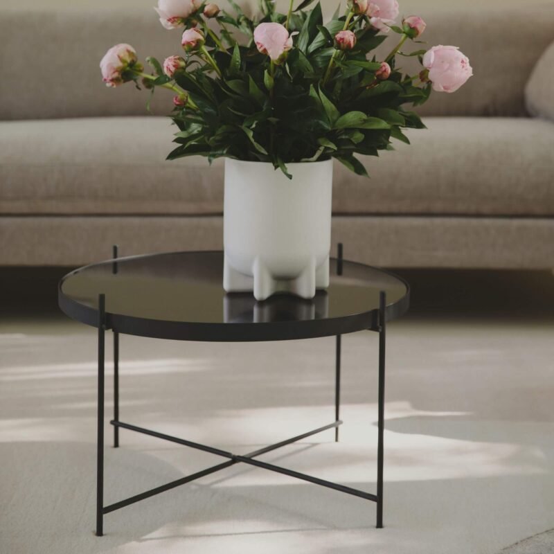 table d’appoint noire cupidon – taille m – image 2