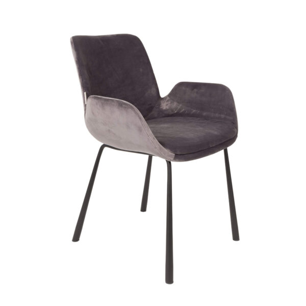 Chaise Brit Gris foncé