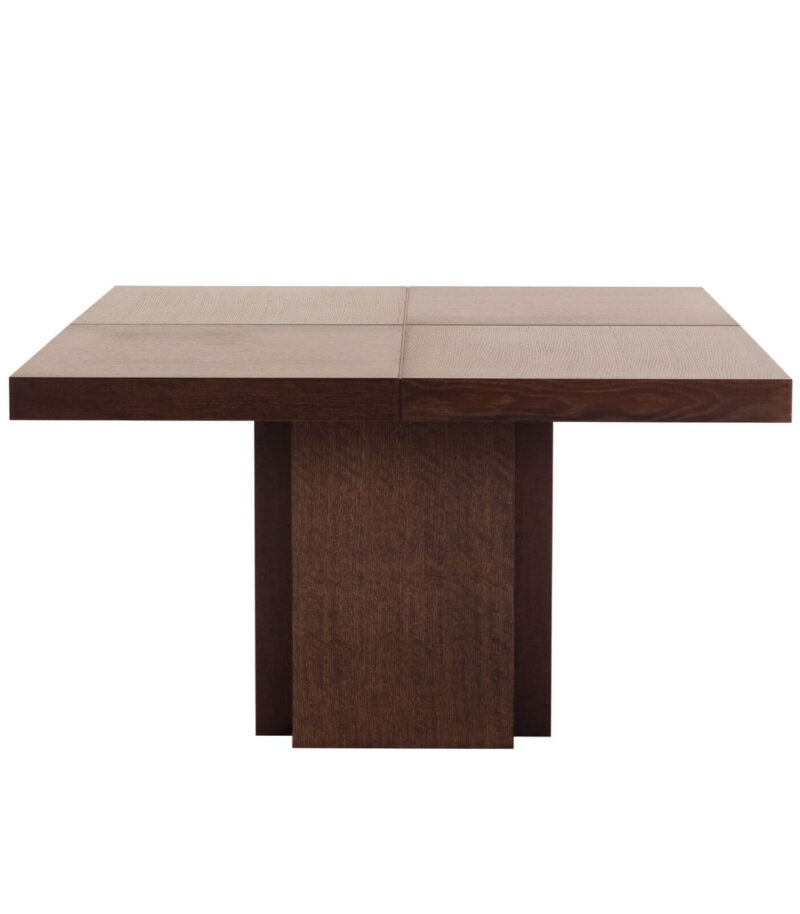 Table à manger Fly - 150 x 150 cm - Bois chocolat – Image 6