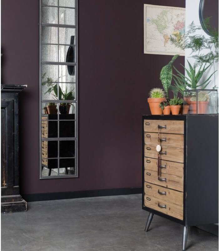 miroir mural vintage window - h 178 x l 37,5 cm 7 miroir mural vintage window