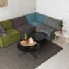 Table basse noir Cupidon - L