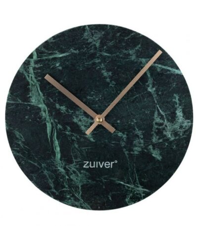 Horloge Marbre vert & Or - Ø 25