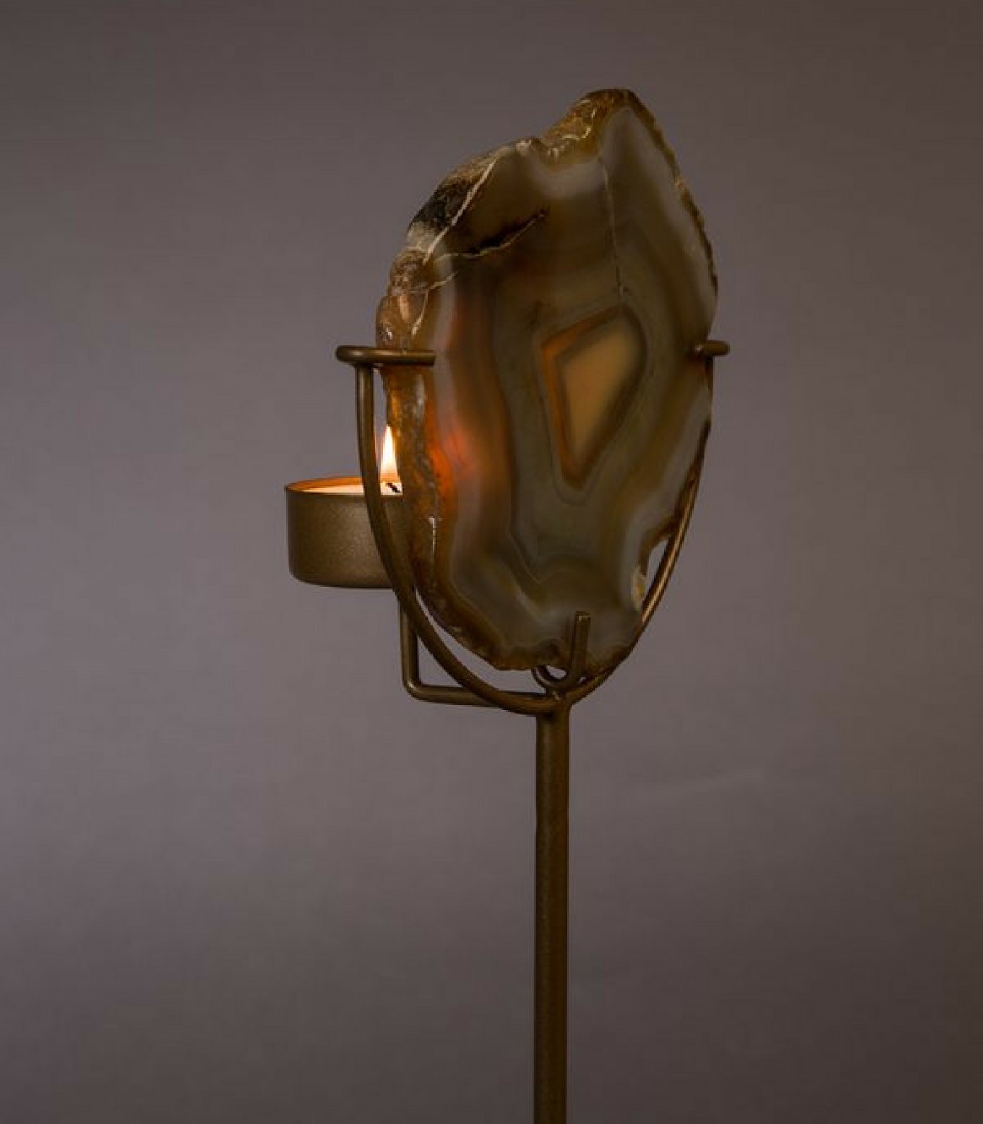 bougeoir agate - jaune 11 bougeoir agate - jaune – image 11