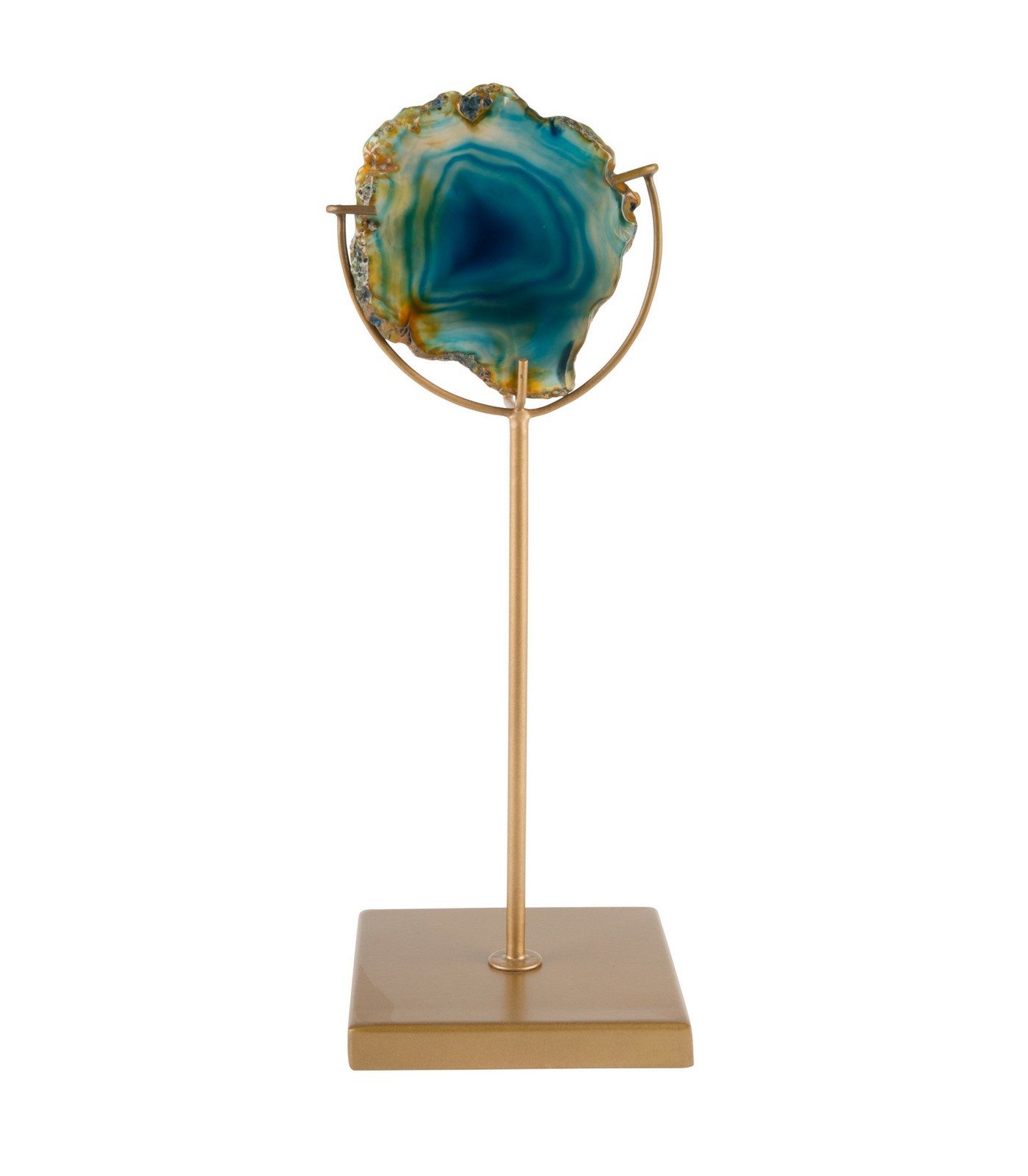 bougeoir agate - bleu 1 bougeoir agate - bleu