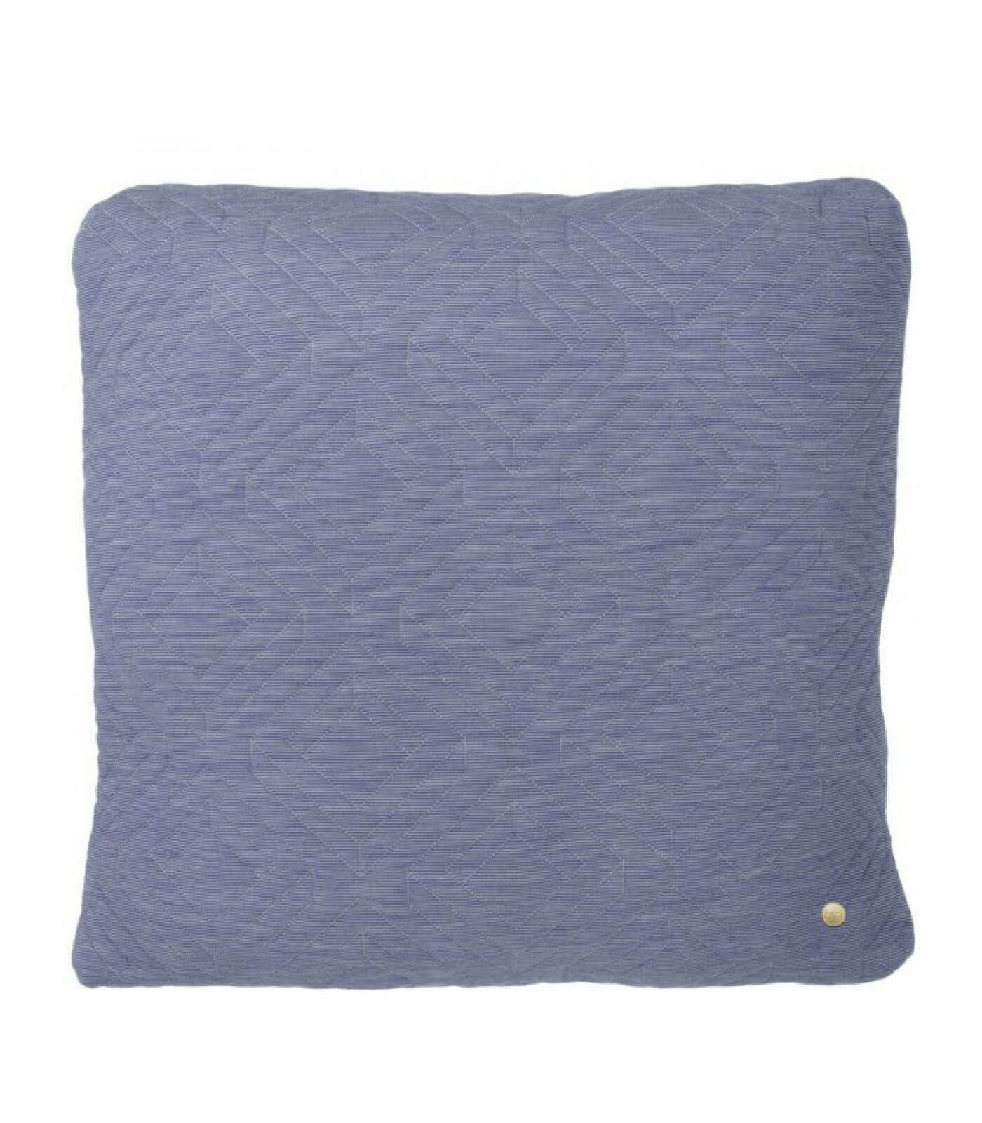 coussin quilt 45 x 45 cm - bleu clair 1 coussin quilt 45 x 45 cm - bleu clair
