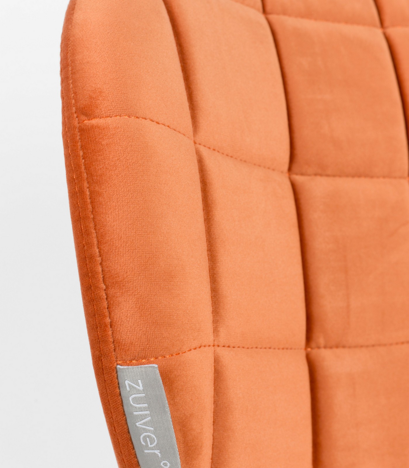 chaise omg - velours - orange 8 chaise omg - velours - orange – image 8