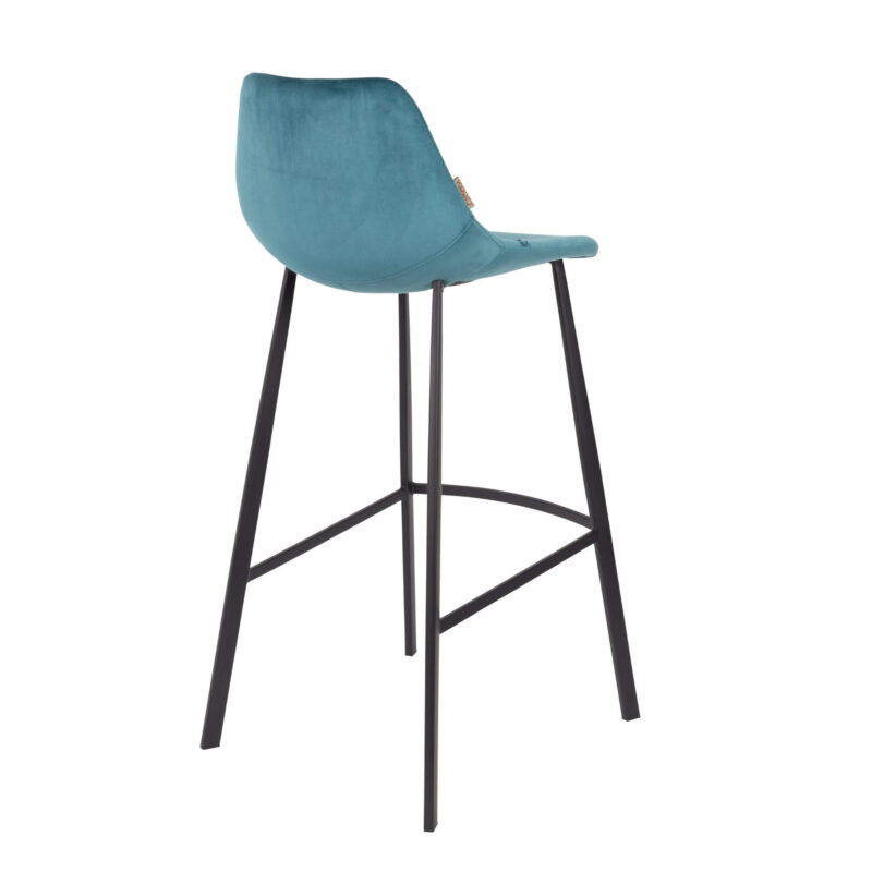 Tabouret de bar Franky - Bleu petrol – Image 9