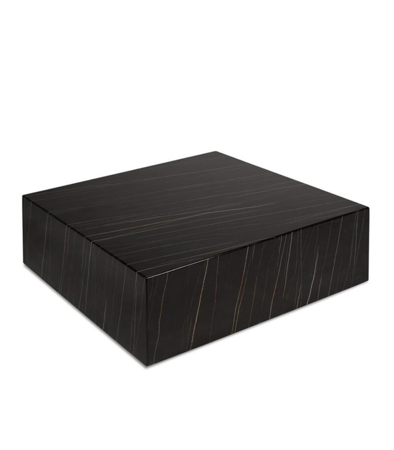 table basse cube - roulettes - 90 x 90 cm