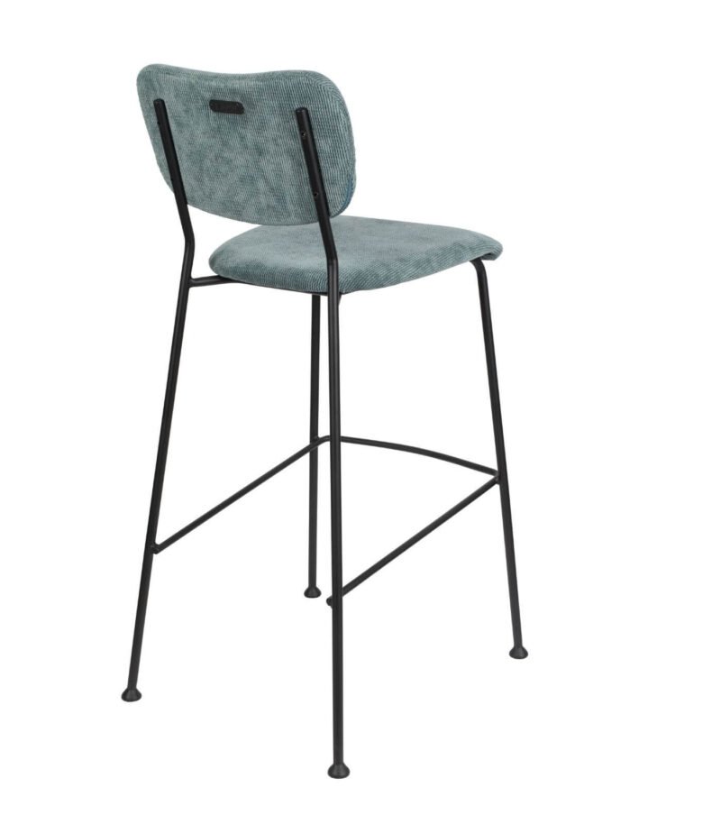 tabouret de bar benson - gris/bleu – image 5