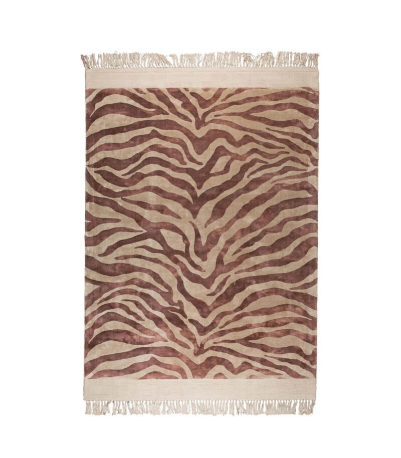 tapis zebra friendly rosé - 160 x 230 cm