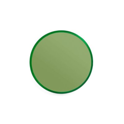 miroir you're so ugly - velours vert - ø 45 cm