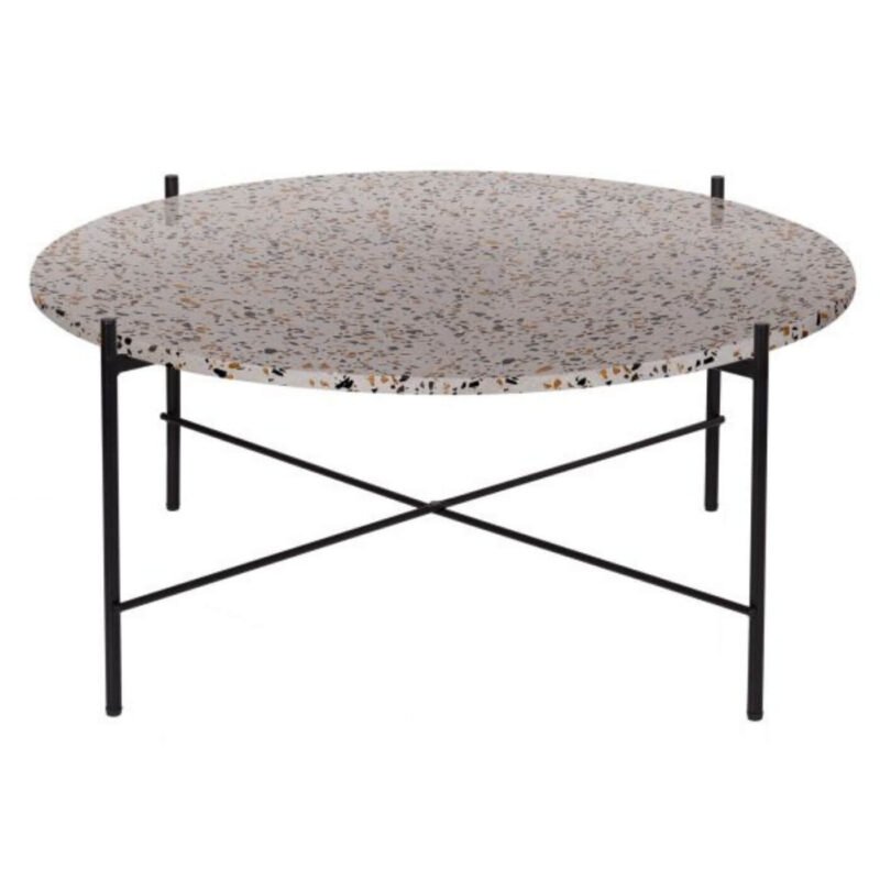 table basse vayen ø 83 cm - terrazzo