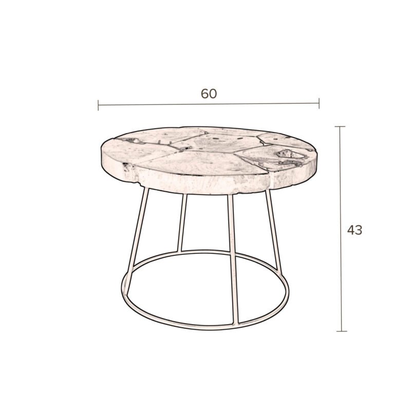 table basse kraton ø 60 cm – image 9