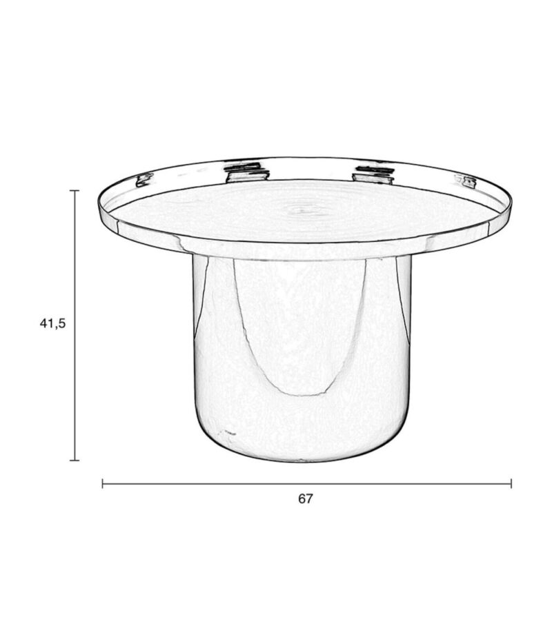 Table basse Shiny Bomb - Ø 67 cm – Image 7