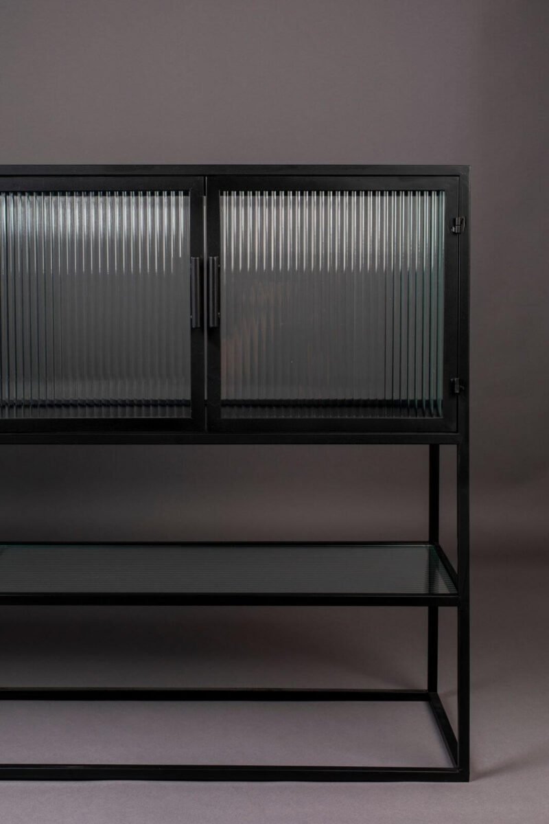 buffet/vaisselier haut boli - l 150 x h 90 cm – image 5