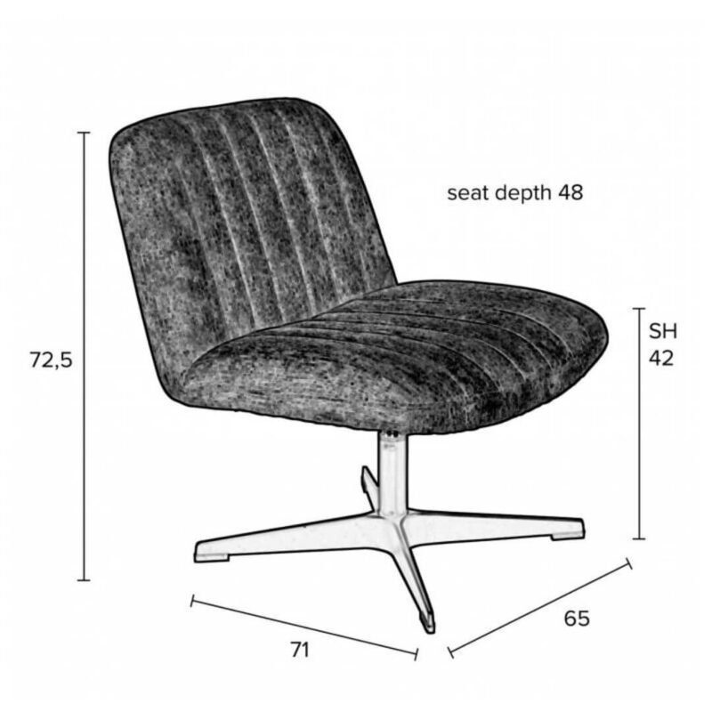 fauteuil lounge belmond - pivotant - vert – image 12