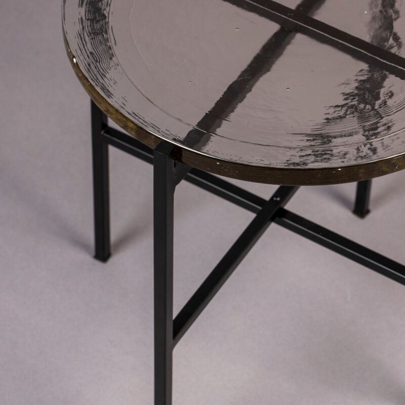 Table d'appoint Vidrio - Noir/Verre dépoli – Image 10