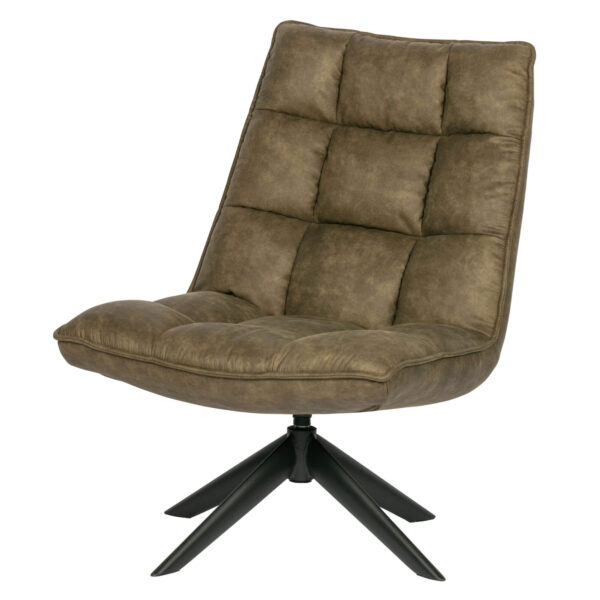 Fauteuil pivotant Jouke - Vert