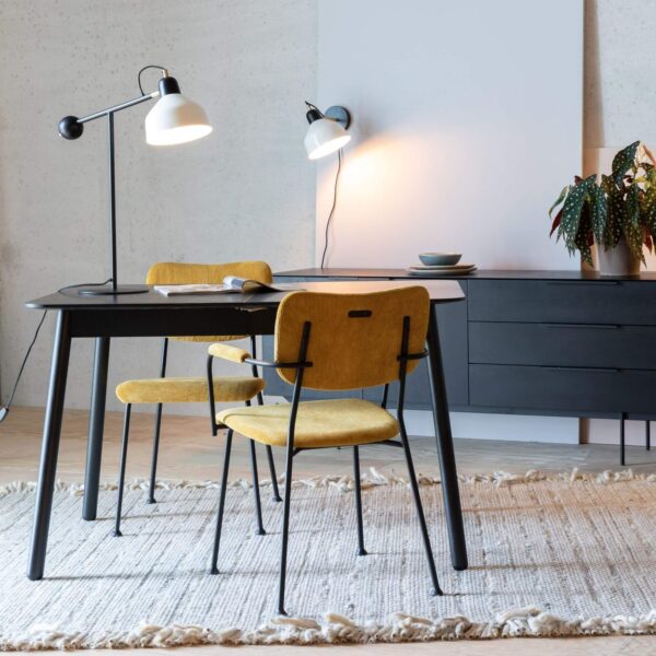 Chaise/accoudoirs Benson - Moutarde