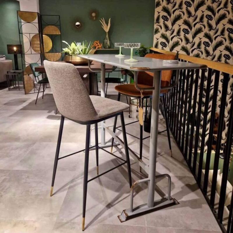 tabouret de bar lionel - taupe – image 3
