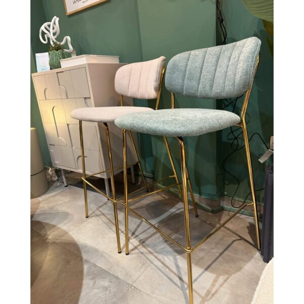 Tabouret de bar haut Jolien - Ecru