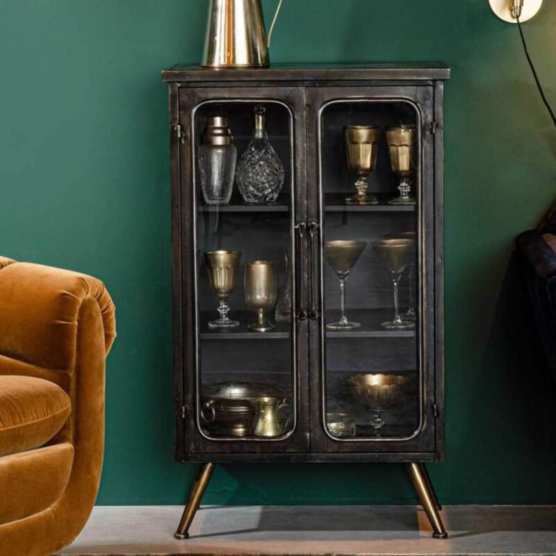 vitrine denza - patiné - l 60 x h 100 cm  – image 3