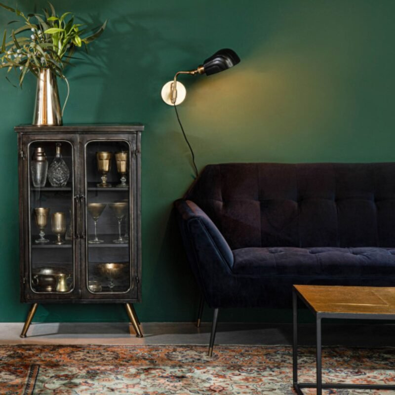 vitrine denza - patiné - l 60 x h 100 cm  – image 2